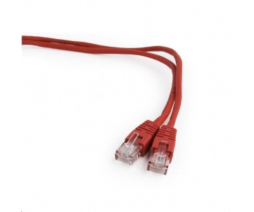 GEMBIRD kabel patchcord Cat5e UTP 5m, červený