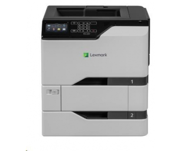 LEXMARK tiskárna CS720dte, A4 COLOR LASER, 1024MB, USB/LAN, duplex, dotykový LCD, 2x zásobník papíru