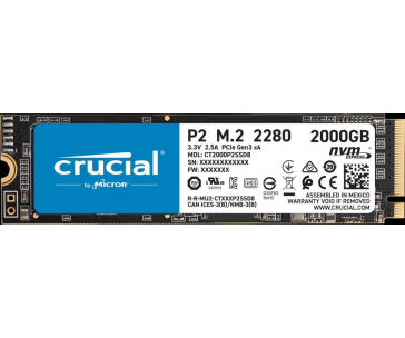 Crucial SSD P2 2TB, M.2 (2280), NVMe