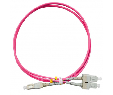 Duplexní patch kabel MM 50/125, OM4, SC-SC, LS0H, 10m