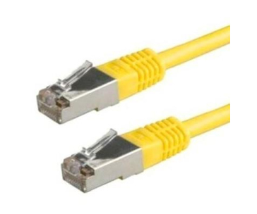 XtendLan patch kabel Cat5E, FTP - 1m, žlutý (prodej po 10 ks)