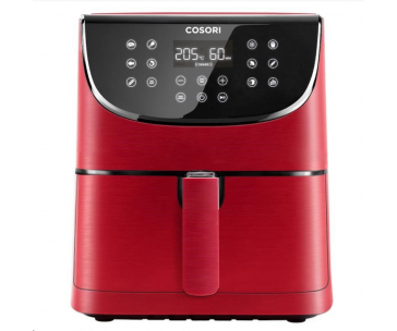 Cosori CP158-AF PREMIUM –  5.5L  horkovzdušná fritéza + 5x špíz a gril. rošt, red