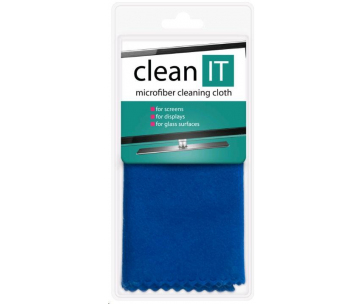 CLEAN IT Čistící utěrka z mikrovlákna, velká 42x40 cm modrá