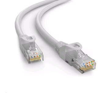 C-TECH kabel patchcord Cat6e, UTP, šedý, 5m