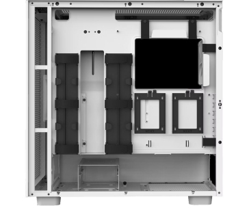 NZXT skříň H7 Flow RGB edition / ATX / 3x 140 mm fan / USB-C / 2x USB / prosklená bočnice / mesh panel / RGB / bílá
