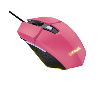 TRUST myš GXT 109P FELOX Gaming Mouse, optická, USB, růžová