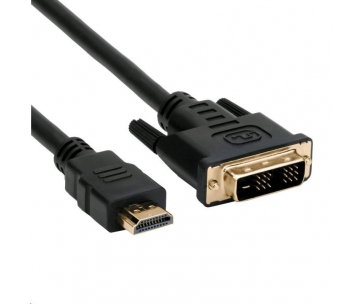 C-TECH kabel HDMI-DVI, M/M, 1,8m