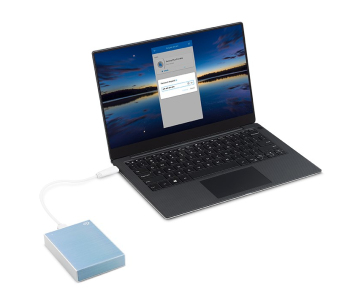 SEAGATE Externí HDD 1TB One Touch PW, USB 3.0, Modrá