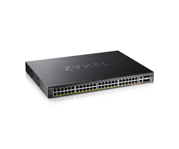 Zyxel XGS2220-54FP, L3 Access Switch, 960W PoE, 40xPoE+/10xPoE++, 48x1G RJ45 2x10mG RJ45, 4x10G SFP+ Uplink, incl. 1 yr