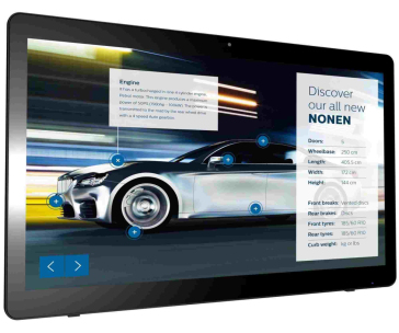 Philips LED display 24" TOUCH 24BDL4151T