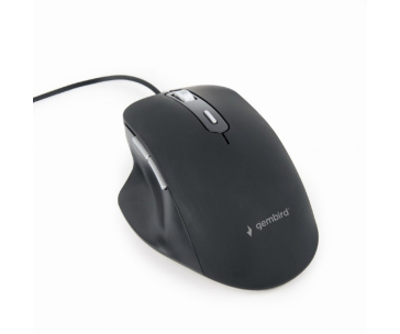 GEMBIRD myš MUS-6B-02, drátová, optická, USB, podsvícená, černá