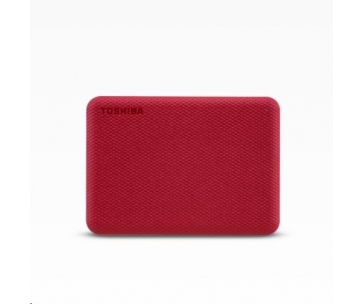 TOSHIBA HDD CANVIO ADVANCE (NEW) 1TB, 2,5", USB 3.2 Gen 1, červená / red