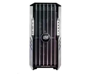 Cooler Master case HAF 700 EVO, ARGB, průhledná bočnice, šedá