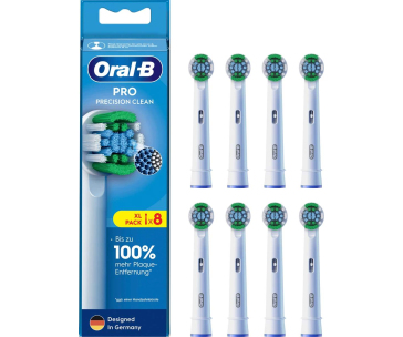 Oral-B Pro Precision Clean náhradní hlavice, 8 kusů, bílé