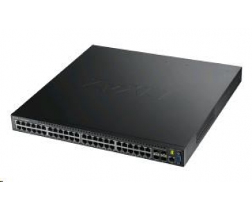 Zyxel XGS4600-32F L3 Managed Switch, 24x SFP, 4x RJ45/SFP, 4x 10G SFP+, stackable, dual PSU