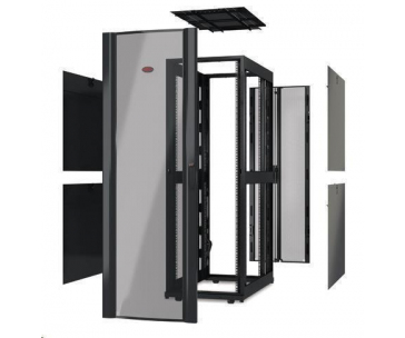 APC NetShelter SX 48U 750mm Wide x 1200mm Deep Enclosure Without Sides, Black