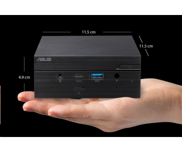ASUS PC PN41-BC034ZVS1 Cel N5100 4GB 128GB G3 SSD+1slot 2.5" 2.5G LAN Wifi HDMI 2.0 miniDP USB-C VGA Win11 PRO FANLESS