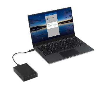 SEAGATE Externí HDD 1TB One Touch PW, USB 3.0, Černá