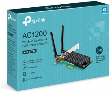 TP-Link Archer T4E WiFi5 PCIe adapter (AC1200,2,4GHz/5GHz)