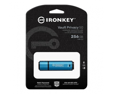Kingston Flash Disk IronKey 256GB Vault Privacy 50 AES-256 Encrypted, FIPS 197