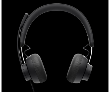 Logitech sluchátka s mikrofonem Zone Wired Headset Graphite - EMEA
