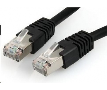GEMBIRD kabel patchcord CAT6 stíněný FTP 1m, černý