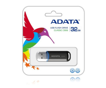 ADATA Flash Disk 64GB C906, USB 2.0 Classic, černá
