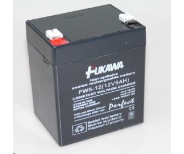 Baterie - FUKAWA FW 5-12 U (12V/5Ah - Faston 250), životnost 5let