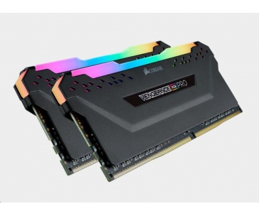 CORSAIR DIMM DDR4 16GB (Kit of 2) 3600MHz CL18 Vengeance RGB PRO Černá