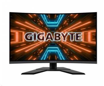 GIGABYTE LCD - 31.5" Gaming monitor G32QC A, 2560x1440 QHD, 350cd/m2, 1ms, 2xHDMI 2.0, 1xDP 1.2, 2xUSB 3.0, curve, VA