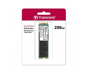 TRANSCEND SSD MTS832S, Single Side, 256GB, M.2 2280, SATA B+M Key, TLC