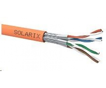 Instalační kabel Solarix SSTP, Cat7, drát, LSOHFR, cívka 500m SXKD-7-SSTP-LSOHFR-B2ca