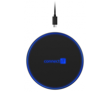 CONNECT IT bezdrátová nabíječka WiFast, 10 W, černá