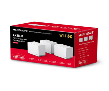 MERCUSYS Halo H70X(3-pack) WiFi6 Mesh (AX1800,2,4GHz/5GHz,3xGbELAN/WAN)