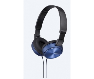 SONY stereo sluchátka MDR-ZX310, modrá