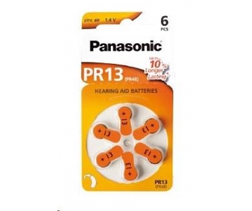 PANASONIC Zinkovzduchová baterie PR-13(48)/6LB AAA 1,2V (Blistr 6ks)
