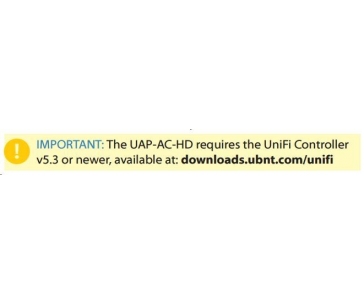 UBNT UniFi AP AC HD, 5-PACK, bez PoE! [2.4GHz(800Mbps)+5GHz(1733Mbps),4x4 MU-MIMO, 802.11a/b/g/n/ac/ac-wave2]