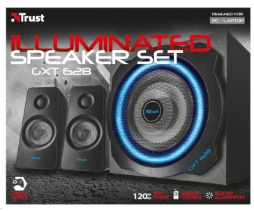 TRUST Reproduktory 2.1 GXT 628 2.1 Illuminated Speaker Set Limited Edition - black, černé