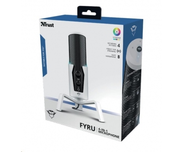 TRUST mikrofon GXT 258W Fyru USB 4-in-1 Streaming Microphone PS5