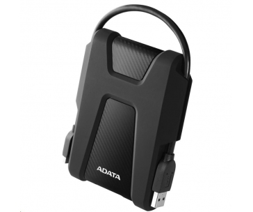 ADATA Externí HDD 2TB 2,5" USB 3.1 AHD680, černý (gumový, nárazu odolný)