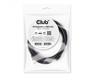 Club3D Kabel mini DisplayPort 1.2 4K60Hz UHD HBR2 (M/M), 2m