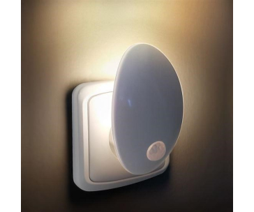 Solight noční LED světélko s pohybovým a světelným sensorem 0,7W, 3000K, 230V