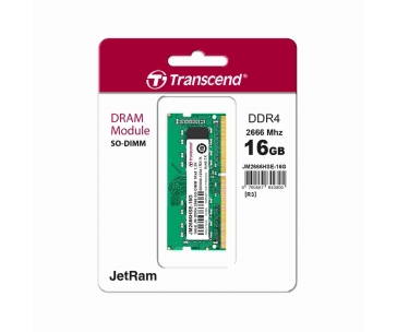 TRANSCEND SODIMM DDR4 16GB 2666MHz 1Rx8 2Gx8 CL19 1.2V