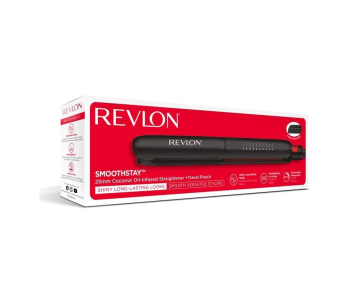 Revlon Smoothstay Coconut Oil RVST2211PE žehlička na vlasy, 10 teplot, rychlé nahřátí, ionizátor, cestovní pouzdro