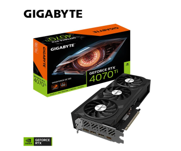 GIGABYTE VGA NVIDIA GeForce RTX 4070 Ti WINDFORCE 12G, 12G GDDR6X, 3xDP, 1xHDMI