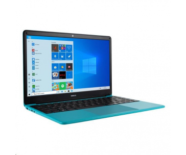 UMAX NB VisionBook 14Wr Turquoise - 14,1" IPS FHD 1920x1080, Celeron N4020@1,1 GHz, 4GB,64GB, Intel UHD,W10P, Tyrkysová