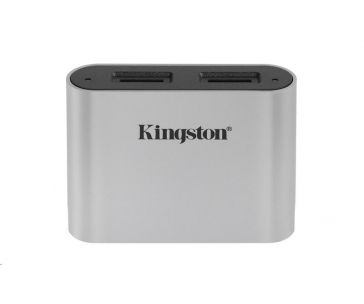 Kingston čtečka karet, USB3.2 Gen1 Workflow Dual-Slot microSDHC/SDXC UHS-II Card Reader čtečka karet