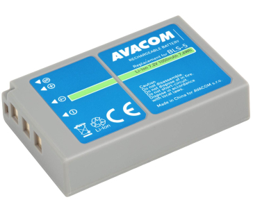 AVACOM náhradní baterie Olympus BLS-5, BLS-50 Li-ion 7.2V 1050mAh 7.6Wh
