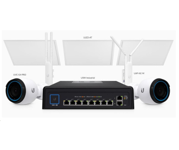 UBNT UniFi Switch USW-Industrial [10xGigabit, 8xPoE++ out 450W, 802.3at/af/bt, 20Gbps]
