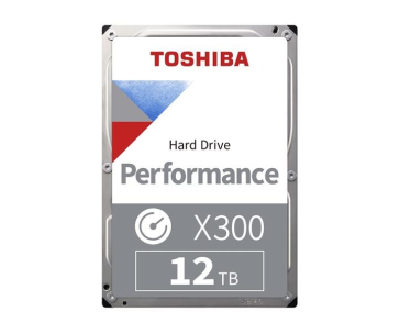 TOSHIBA HDD X300 Performance 12TB, SATA III, 7200 rpm, 256MB cache, 3,5", BULK